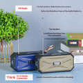 Solar-Powered Flashlight Bluetooth Speaker