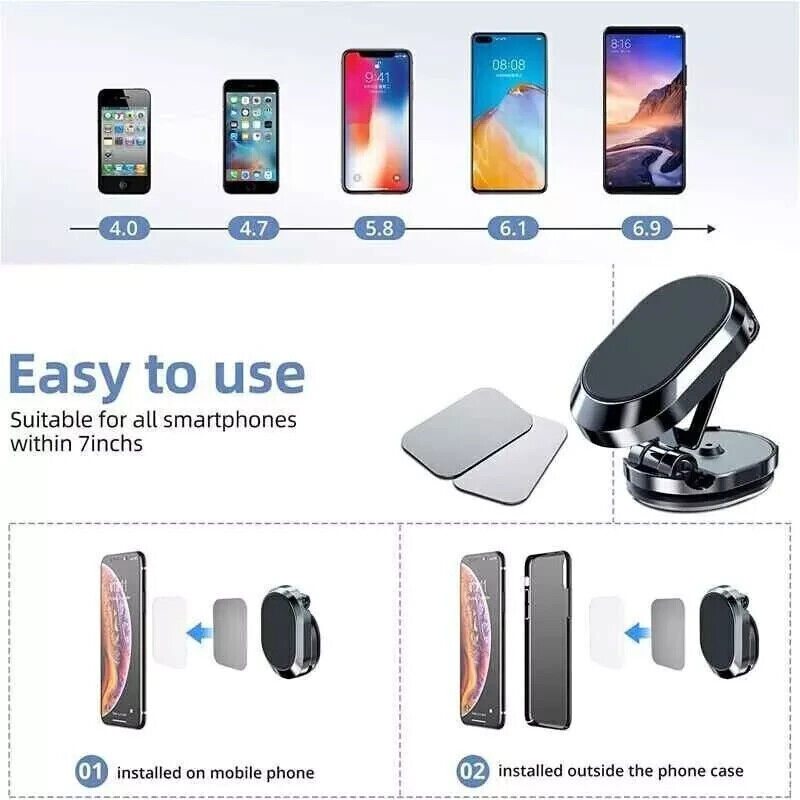 Magnetic Car Phone Mount 360
